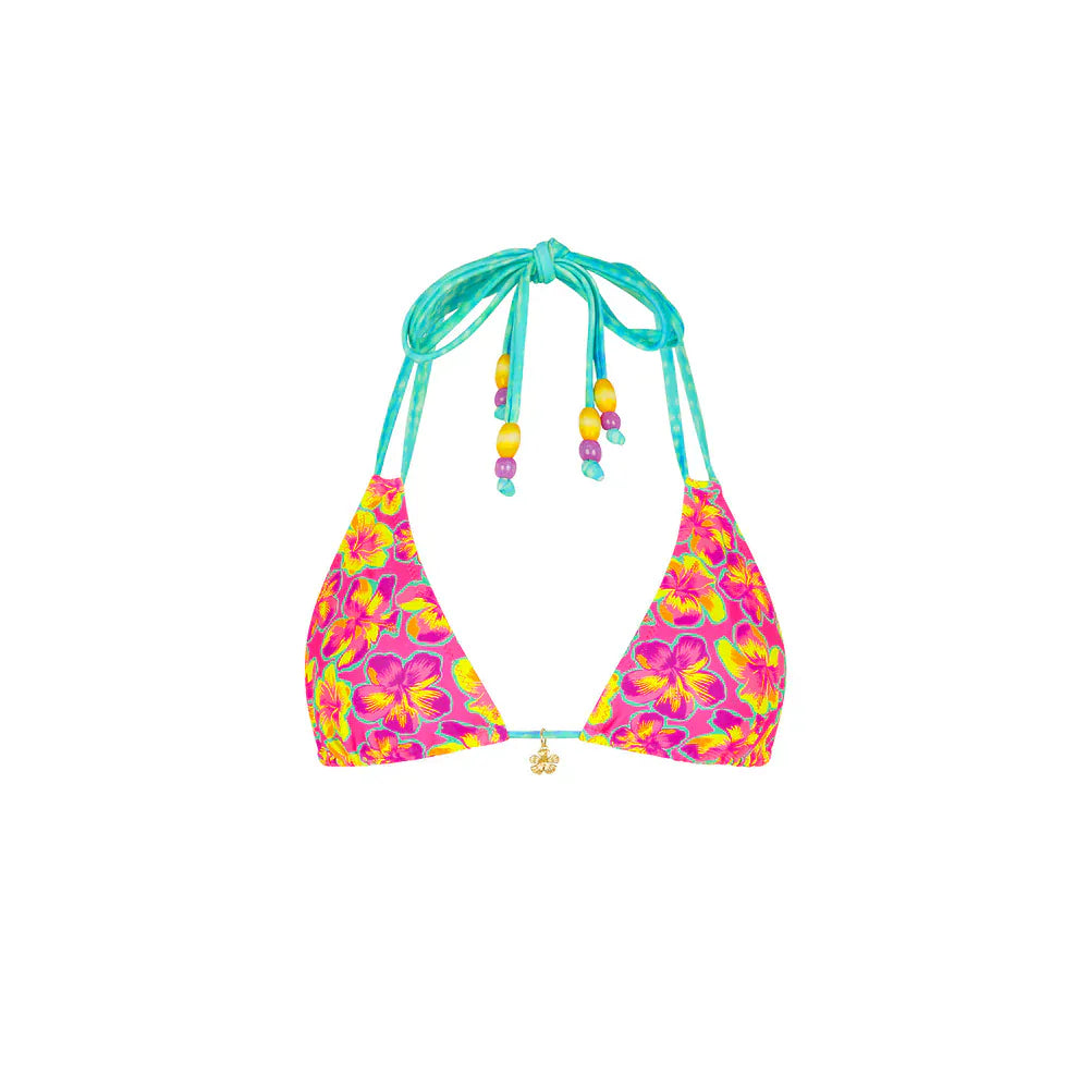 Kulani Kinis Kulani Kinis Halter Bralette Top & Full Coverage Tie Bottom Bikini Set - Sun Pop TOP155-SUNP+BOT255-SUNP-XS Kulani Kinis Halter Bralette Top & Full Coverage Tie Bottom Bikini Set - Sun Pop Splash Swimwear Bikini Set XS 95852631029817