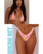 Kulani Kinis Kulani Kinis Halter Bralette Top & Y Cheeky Bottom Bikini Set - Sherbet Skies Kulani Kinis Halter Bralette Top & Y Cheeky Bottom Bikini Set - Sherbet Skies Splash Swimwear Bikini Set