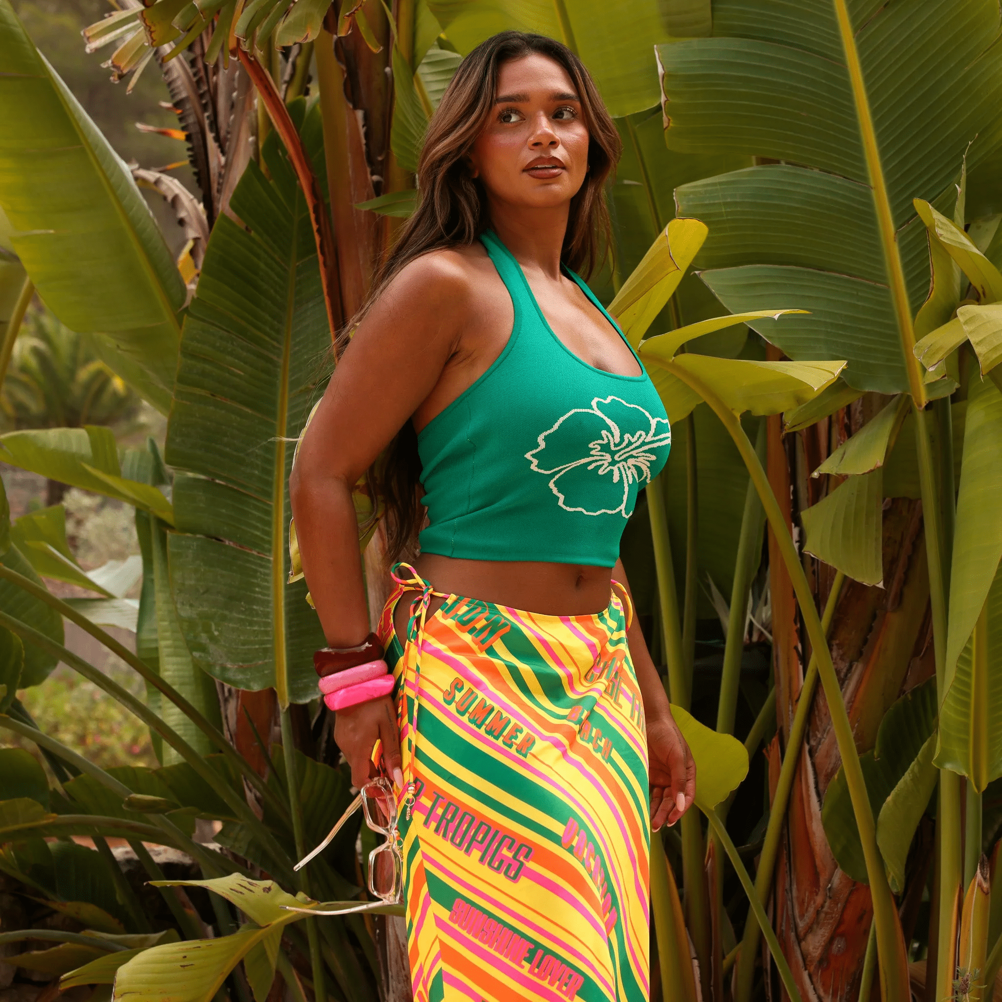 Kulani Kinis Kulani Kinis Knit Halter Tank Top - Green Envy Kulani Kinis Knit Halter Tank Top - Green Envy Splash Swimwear Mens Shorts