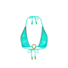 Kulani Kinis Kulani Kinis Lace Stitch Ring Halter Bikini Top - Summer Seas Kulani Kinis Lace Stitch Ring Halter Bikini Top - Summer Seas Splash Swimwear Bikini Tops