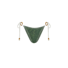 Kulani Kinis Kulani Kinis Lace Stitch Ring Tie Bikini Bottom - Wild Wonder Kulani Kinis Lace Stitch Ring Tie Bikini Bottom - Wild Wonder Splash Swimwear