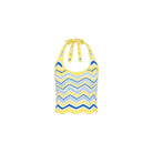 Kulani Kinis Kulani Kinis Lemon Daze Chevron Knit Halter Tank Top Kulani Kinis Lemon Daze Chevron Knit Halter Tank Top Splash Swimwear Clothing Top