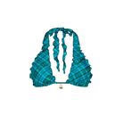 Kulani Kinis Kulani Kinis Lettuce Edge Halter Bikini Top - Tropic Dip Kulani Kinis Lettuce Edge Halter Bikini Top - Tropic Dip Splash Swimwear Bikini Tops