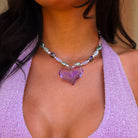Kulani Kinis Kulani Kinis Lilac Spell Pendant Necklace 17675-LISP Kulani Kinis Lilac Spell Pendant Necklace Splash Swimwear Accessories 840522525366