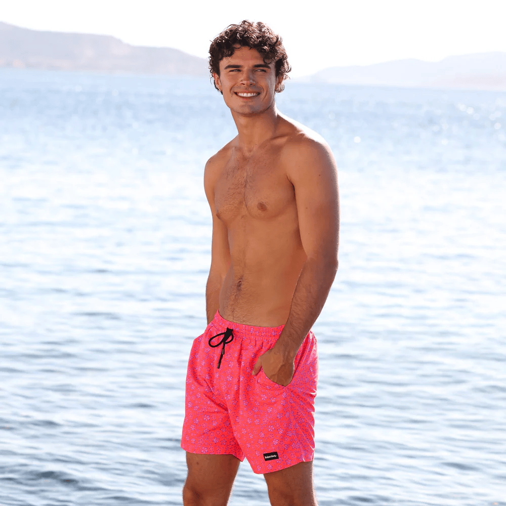 Kulani Kinis Kulani Kinis Mens Swim Trucks - Kiss Me Kulani Kinis Mens Swim Trucks - Kiss Me Splash Swimwear Mens Shorts