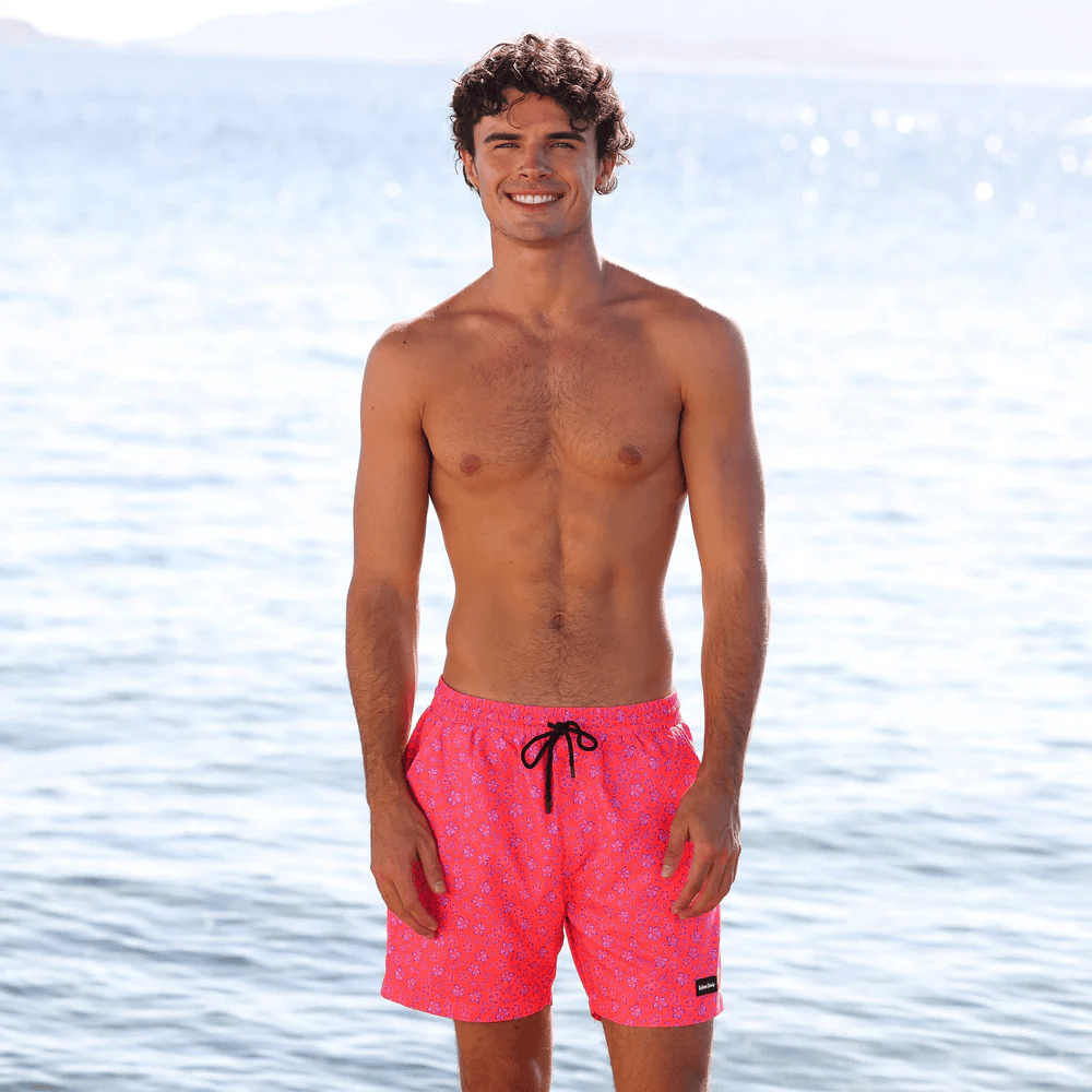 Kulani Kinis Kulani Kinis Mens Swim Trucks - Kiss Me Kulani Kinis Mens Swim Trucks - Kiss Me Splash Swimwear Mens Shorts