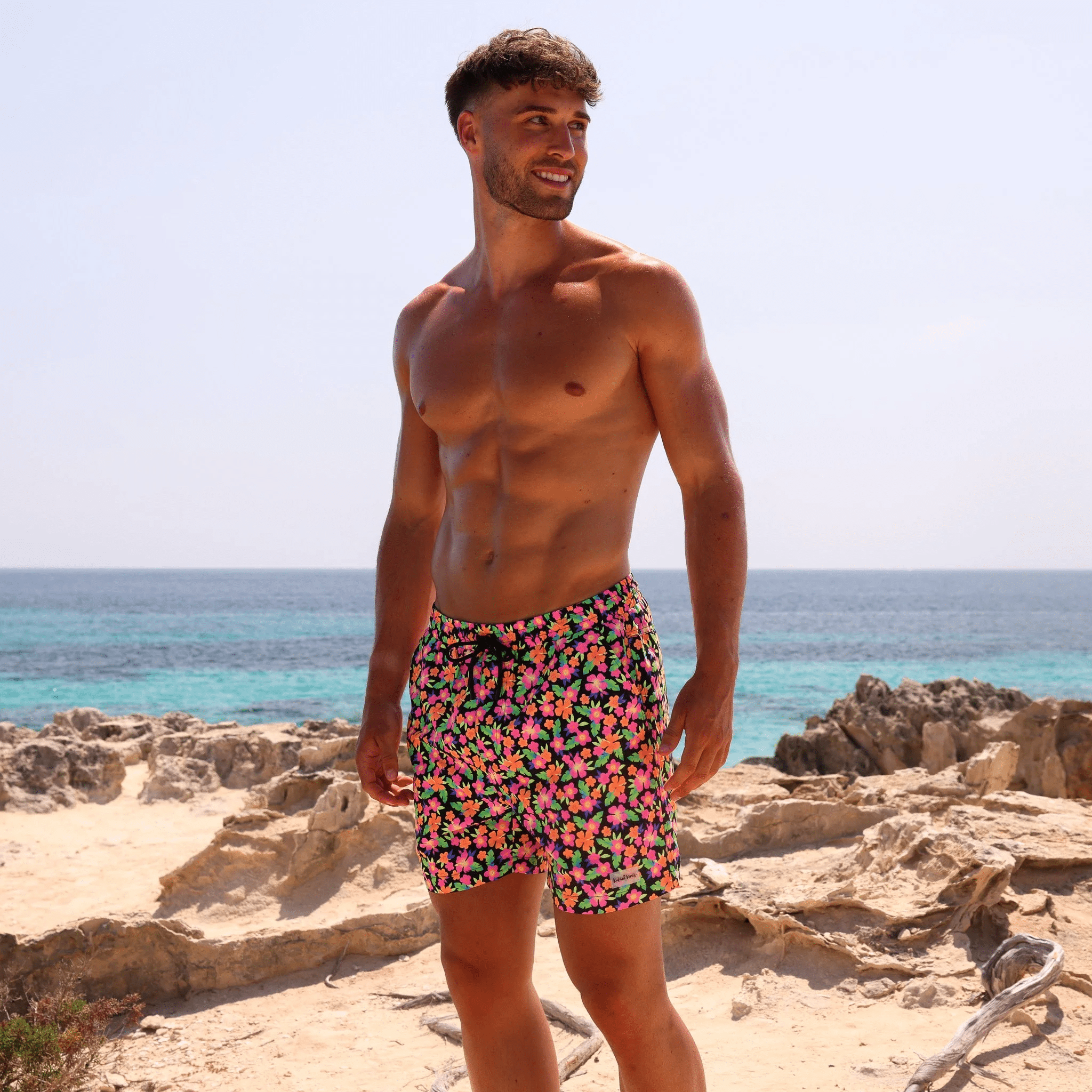 Kulani Kinis Kulani Kinis Mens Swim Trucks - Midnight glow Kulani Kinis Mens Swim Trucks - Midnight glow Splash Swimwear Mens Shorts