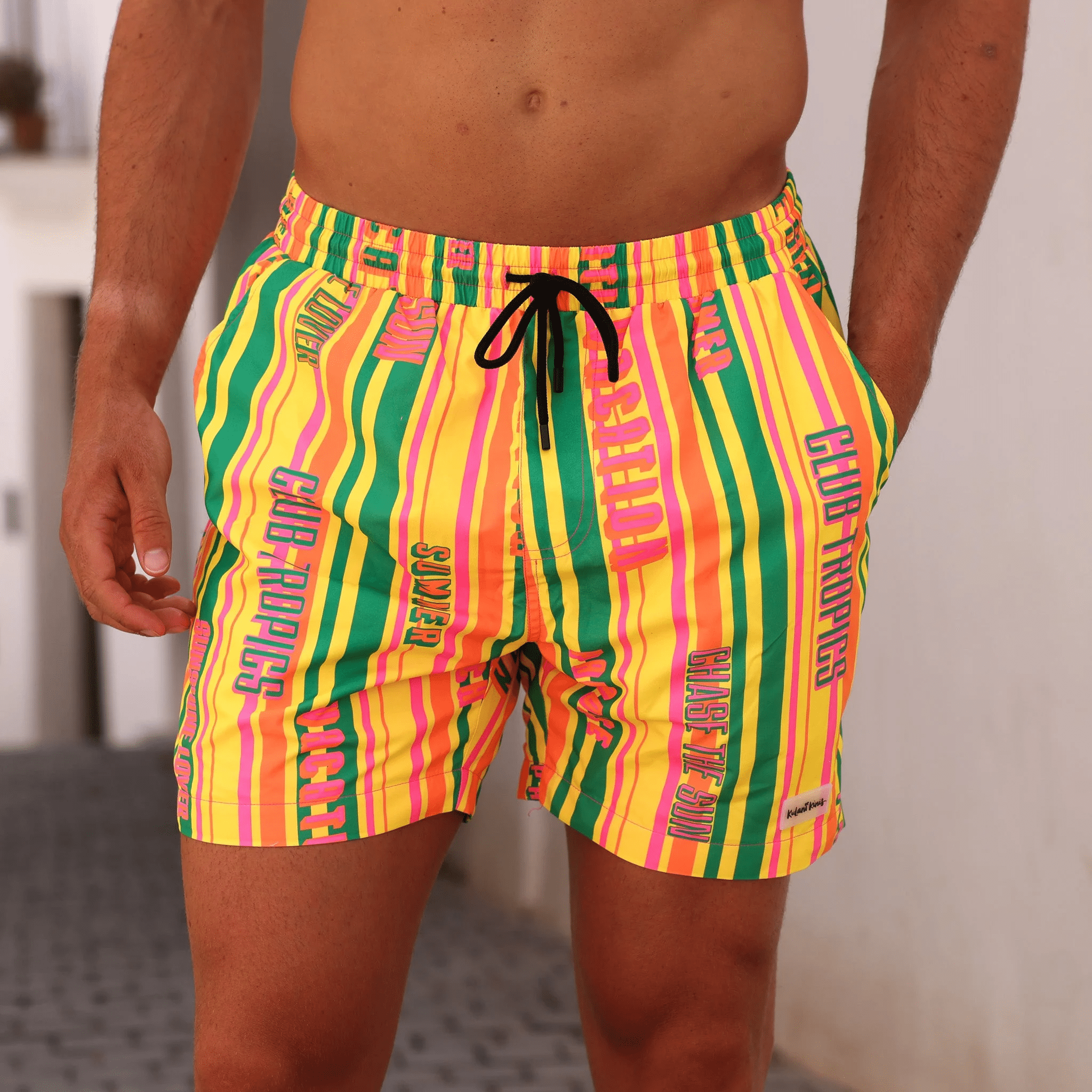Kulani Kinis Kulani Kinis Mens Swim Trucks - Sunshine Lover Kulani Kinis Mens Swim Trucks - Sunshine Lover Splash Swimwear Mens Shorts