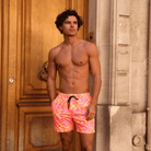 Kulani Kinis Kulani Kinis Mens Swim Trunks - Sunrise Kiss Kulani Kinis Mens Swim Trunks - Sunrise Kiss Splash Swimwear Boardshorts