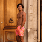 Kulani Kinis Kulani Kinis Mens Swim Trunks - Sunrise Kiss Kulani Kinis Mens Swim Trunks - Sunrise Kiss Splash Swimwear Boardshorts