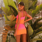 Kulani Kinis Kulani Kinis Mesh Mini Skirt -Tropical Heatwave Kulani Kinis Mesh Mini Skirt -Tropical Heatwave Splash Swimwear