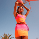 Kulani Kinis Kulani Kinis Mesh Mini Skirt -Tropical Heatwave Kulani Kinis Mesh Mini Skirt -Tropical Heatwave Splash Swimwear