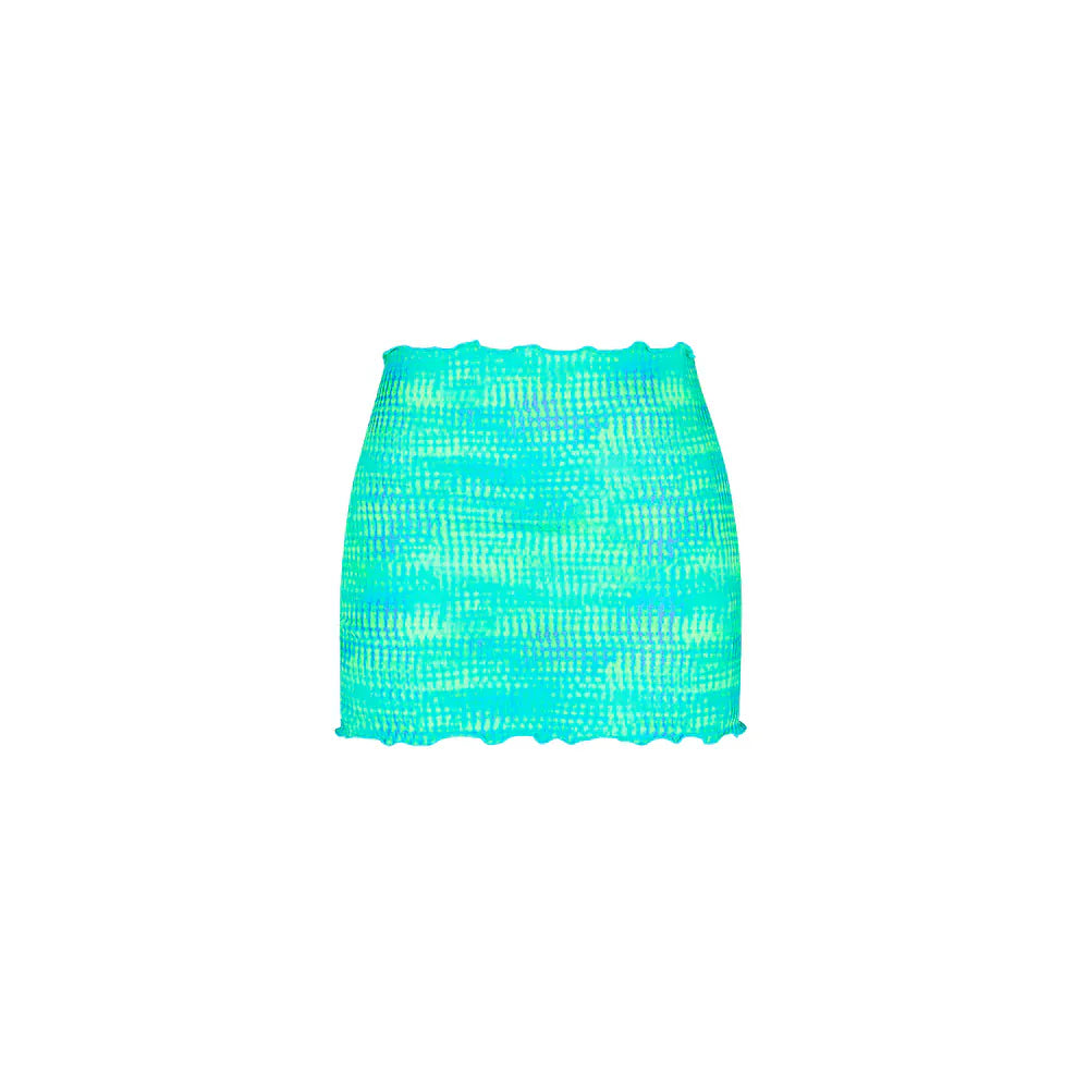 Kulani Kinis Kulani Kinis Mini Mesh Sarong - Summer Seas Kulani Kinis Mini Mesh Sarong - Summer Seas Splash Swimwear Sarongs