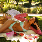 Kulani Kinis Kulani Kinis Mint Macaron Decorative Ditzy Underwire Bikini Top Kulani Kinis Mint Macaron Decorative Ditzy Underwire Bikini Top Splash Swimwear Bikini Tops