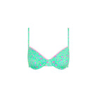 Kulani Kinis Kulani Kinis Mint Macaron Decorative Ditzy Underwire Bikini Top Kulani Kinis Mint Macaron Decorative Ditzy Underwire Bikini Top Splash Swimwear Bikini Tops