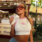 Kulani Kinis Kulani Kinis Mon Cherie Bind Crop Tank Top Kulani Kinis Mon Cherie Bind Crop Tank Top Splash Swimwear Tops