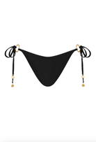 Kulani Kinis Kulani Kinis Ring Cheeky Tie Bikini Bottom - Twilight Black BOT261-TWBL Kulani Kinis Ring Cheeky Tie Bikini Bottom - Blue Lagoon Splash Swimwear Bikini Bottoms XS