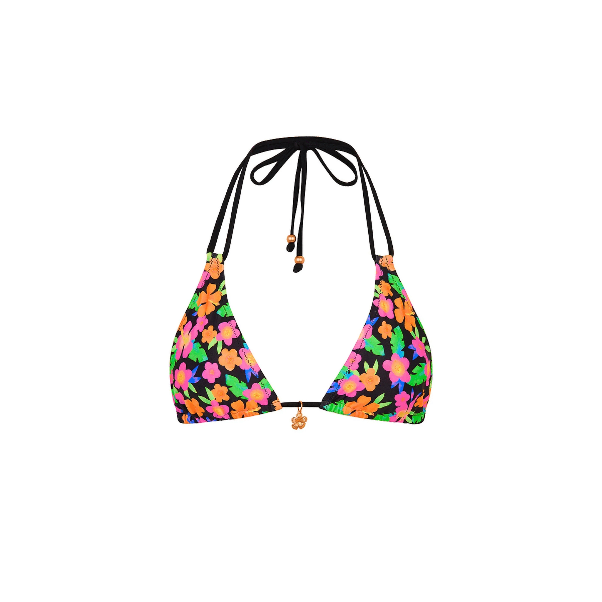 Kulani Kinis Kulani Kinis Simple Strap Halter Bikini Top - Midnight Glow Kulani Kinis Simple Strap Halter Bikini Top - Midnight Glow Splash Swimwear