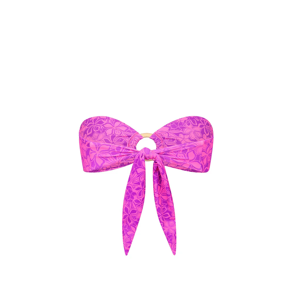 Kulani Kinis Kulani Kinis Strapless Bandeau Bikini Top -Bubble Berry Kulani Kinis Strapless Bandeau Bikini Top -Bubble Berry Splash Swimwear