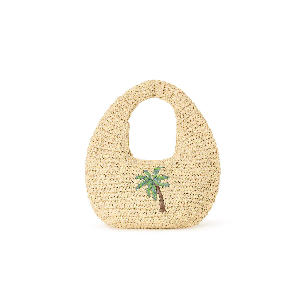 Kulani Kinis Kulani Kinis Straw Mini Bag - Palm Breeze 17594 Kulani Kinis Straw Mini Bag - Palm Breeze Splash Swimwear Bags 840522517644