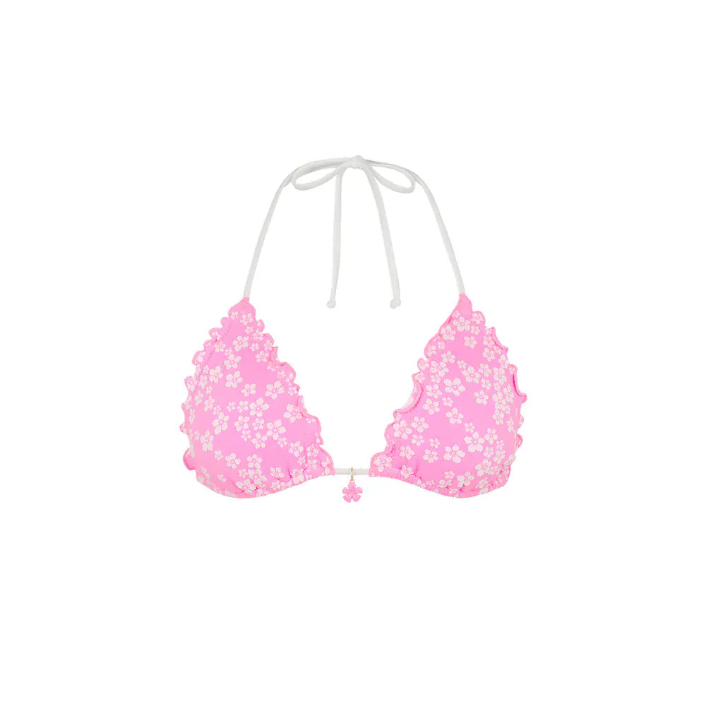 Kulani Kinis Kulani Kinis Sugar Sprinkle Lettuce Edge Bralette Bikini Top Kulani Kinis Sugar Sprinkle Lettuce Edge Bralette Bikini Top Splash Swimwear Bikini Tops