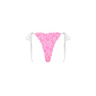 Kulani Kinis Kulani Kinis Sugar Sprinkle Lettuce Edge Thong Tie Bikini Bottom Kulani Kinis Sugar Sprinkle Lettuce Edge Thong Tie Bikini Bottom Splash Swimwear Bikini Bottoms