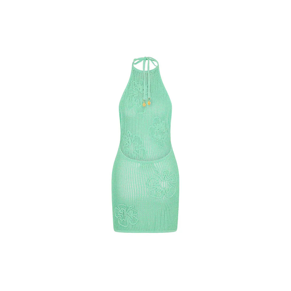 Kulani Kinis Kulani Kinis Summer Knit Mini Dress - Crystal Tides Kulani Kinis Summer Knit Mini Dress - Crystal Tides Splash Swimwear Dresses