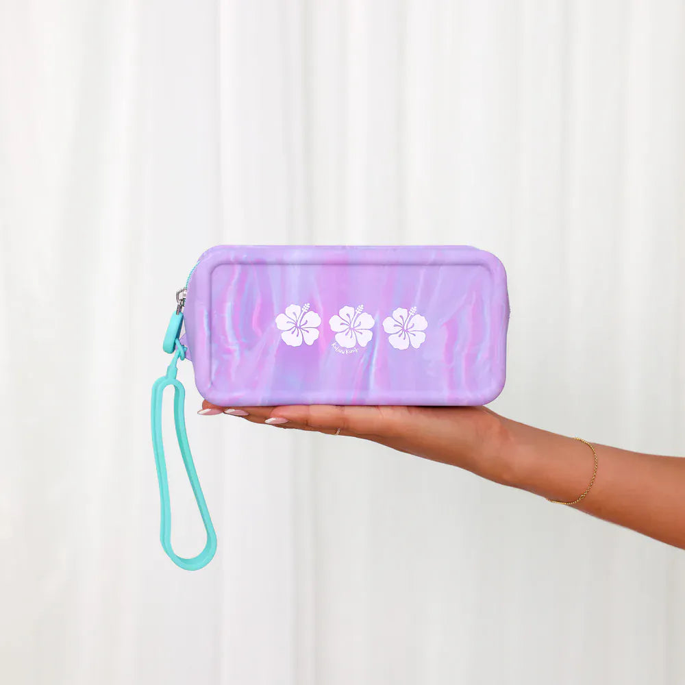Kulani Kinis Kulani Kinis Swirly Girl Jelly Pouch 17676-SWGI Kulani Kinis Swirly Girl Jelly Pouch Splash Swimwear Bags 840522525373