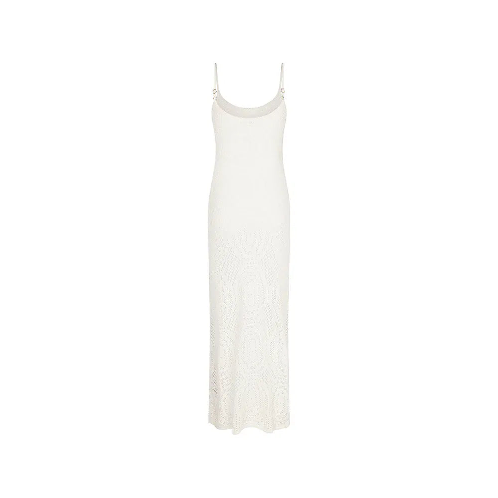 Kulani Kinis Kulani Kinis Whipped White Crochet Lace Knit Maxi Dress Kulani Kinis Whipped White Crochet Lace Knit Maxi Dress Splash Swimwear Dresses