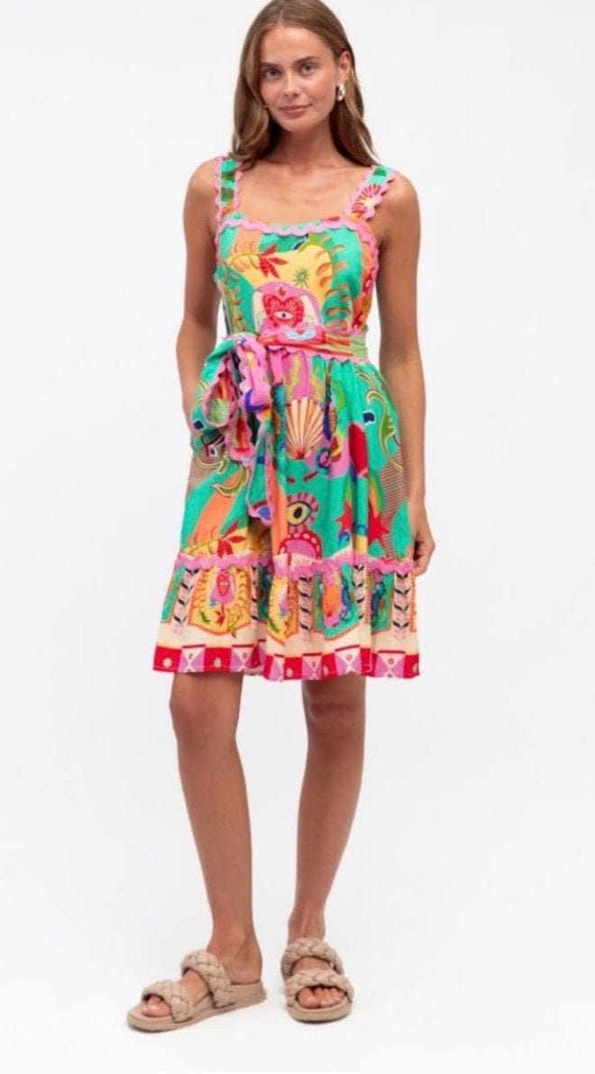 Label of Love Label Of Love Carnival Short Dress Label Of Love Carnival Short Dress Splash Swimwear Dresses