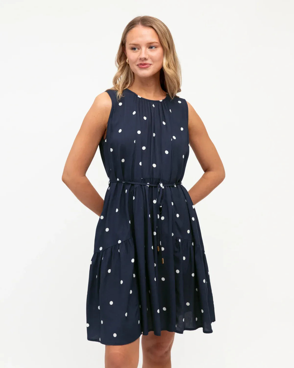 Label of Love Label of Love Midnight Spot Midi Dress - Navy Label of Love Midnight Spot Midi Dress - Navy Splash Swimwear Dresses
