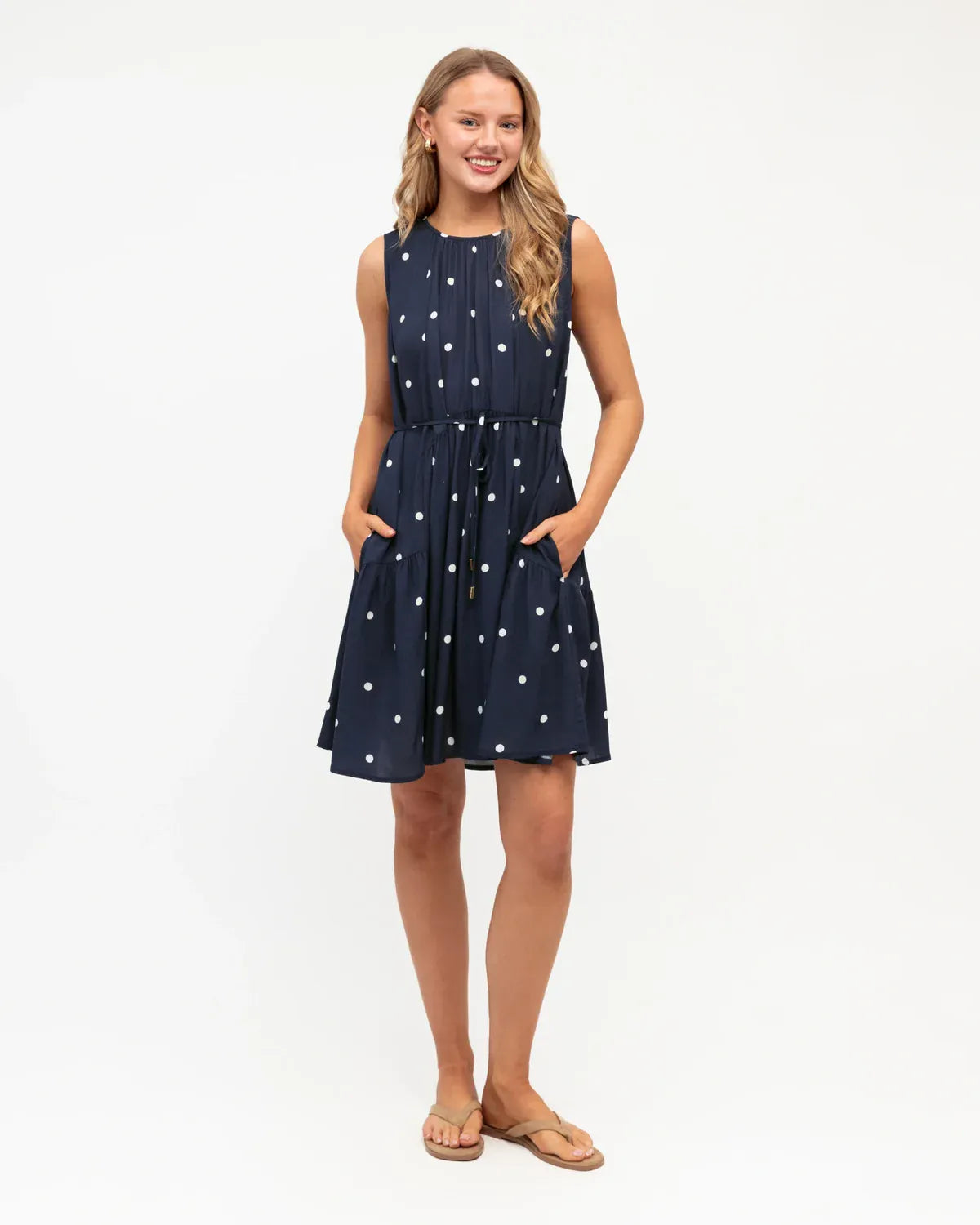 Label of Love Label of Love Midnight Spot Midi Dress - Navy Label of Love Midnight Spot Midi Dress - Navy Splash Swimwear Dresses