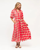 Label of Love Label of Love Pink Palms Midi Dress Label Of Love Chocolate Bloom Maxi Dress Splash Swimwear Dresses