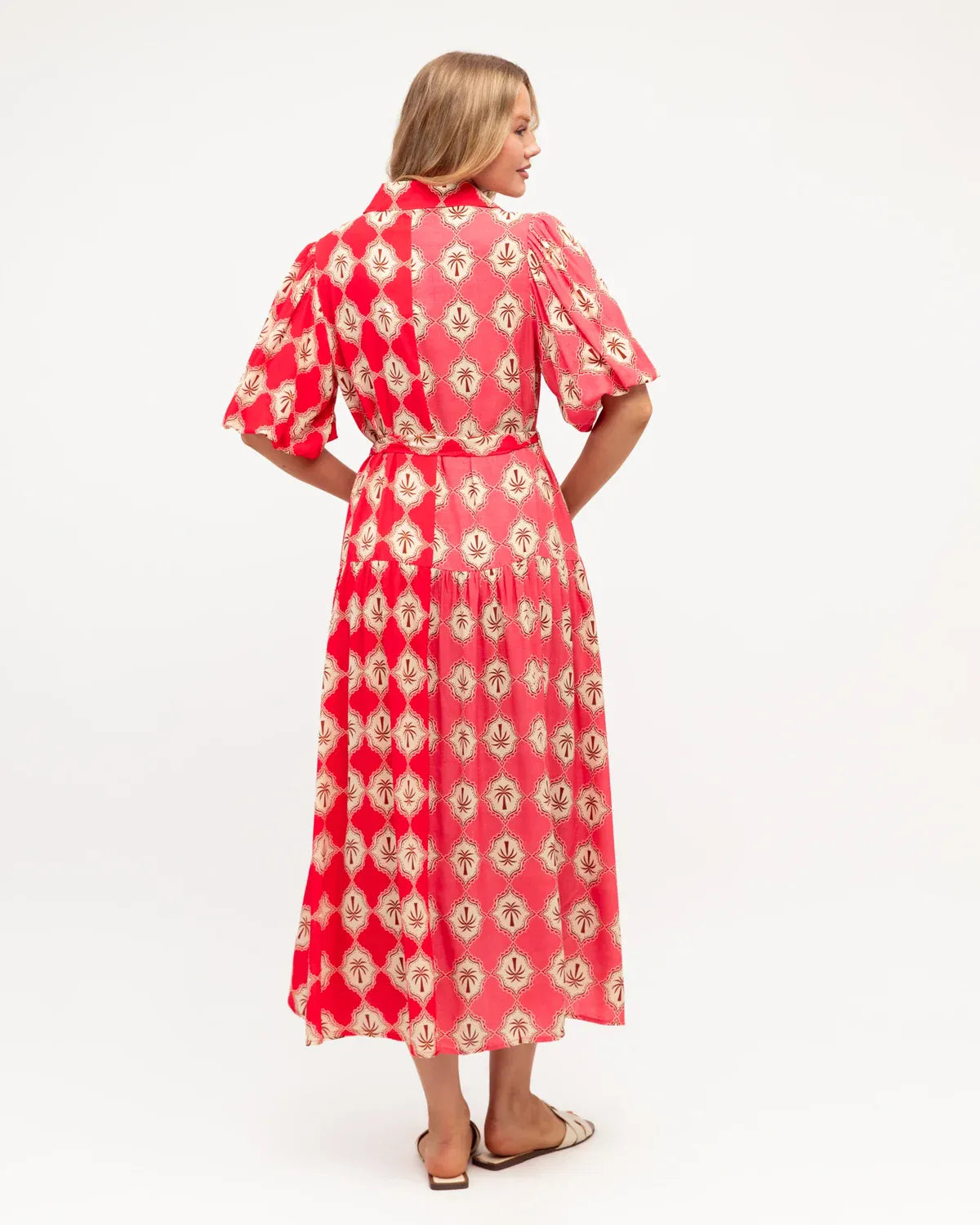 Label of Love Label of Love Pink Palms Midi Dress Label Of Love Chocolate Bloom Maxi Dress Splash Swimwear Dresses