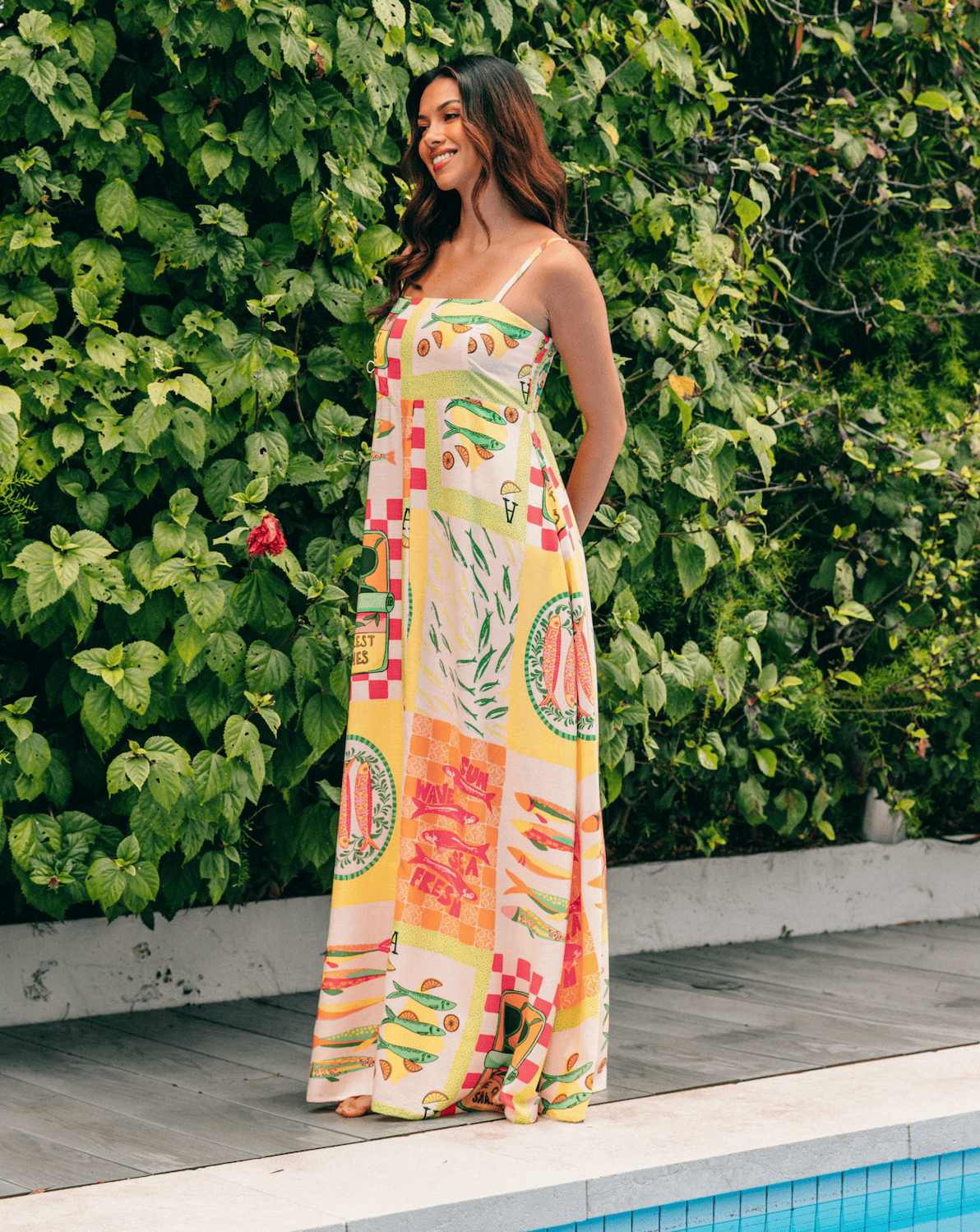 Label of Love Label Of Love Sardinia Maxi Dress Label Of Love Sardinia Maxi Dress Splash Swimwear Dresses