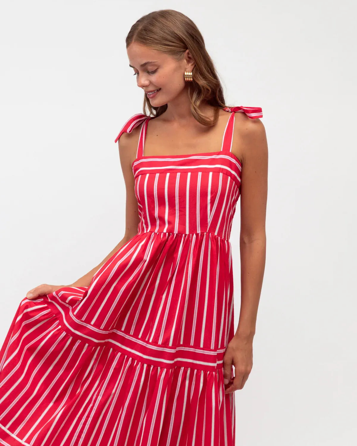 Label of Love Label of Love Sicilian Stripe Maxi Dress Label Of Love Chocolate Bloom Maxi Dress Splash Swimwear Dresses