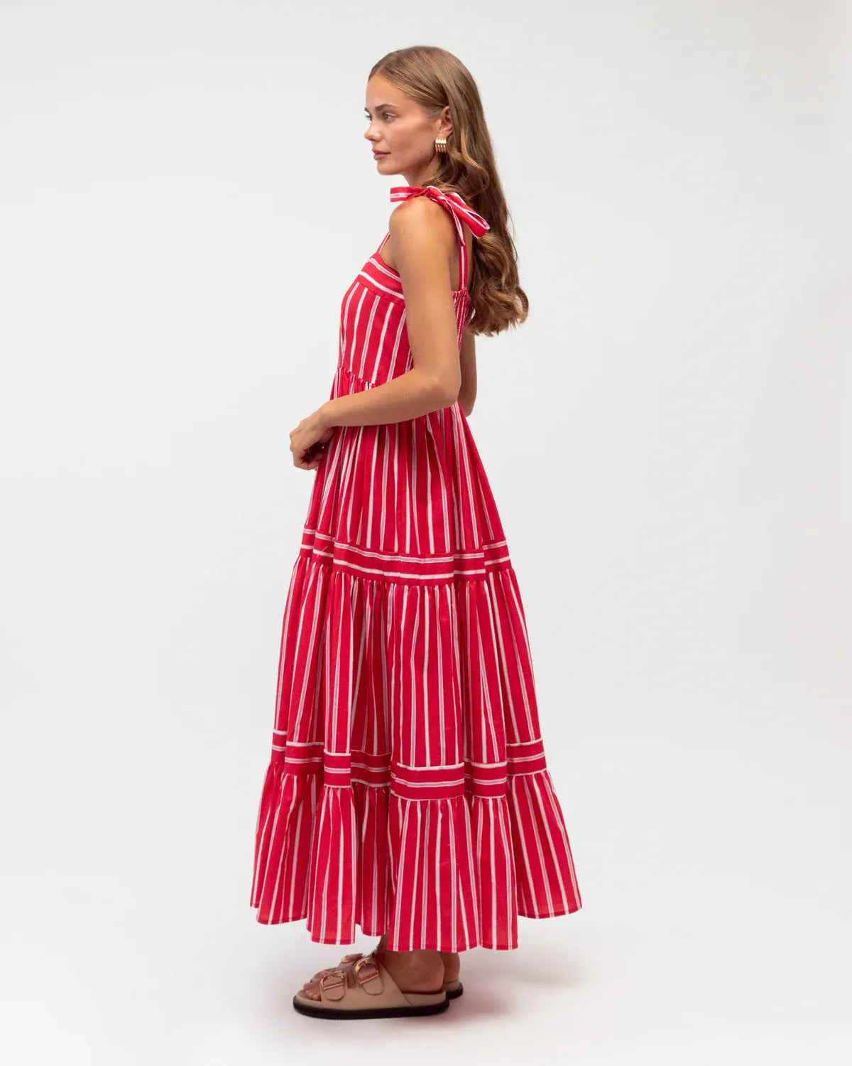Label of Love Label of Love Sicilian Stripe Maxi Dress Label Of Love Chocolate Bloom Maxi Dress Splash Swimwear Dresses