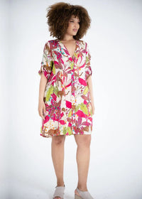 Lacassa Kenza Dress Donna Donna Lacassa Melbourne Mural Dress - Multi Splash Swimwear Dresses