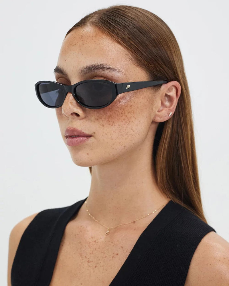 Le Specs Don't Cha Sunglasses - Black LSP2452430 Don't Cha Sunglasses - Black Splash Swimwear Sunnies 9324976418937