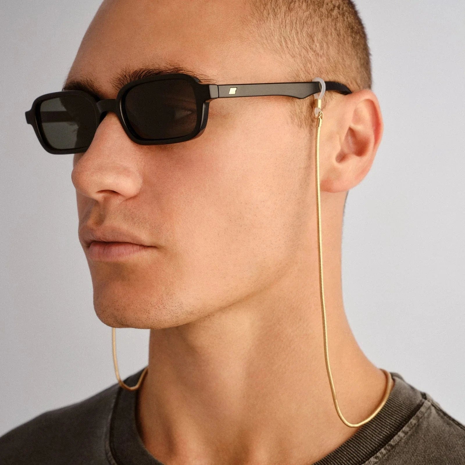 Le Specs Fine Rope Neck Chain - Gold CHN2205522 Fine Rope Neck Chain - Gold Splash Swimwear Neck Chain 9324976407399