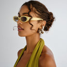 Le Specs Le Specs Belladonna Sunnies - Acid Yellow Pearl LSP2627973 Le Specs Belladonna Sunnies - Acid Yellow Pearl Splash Swimwear Sunnies 9324976449160
