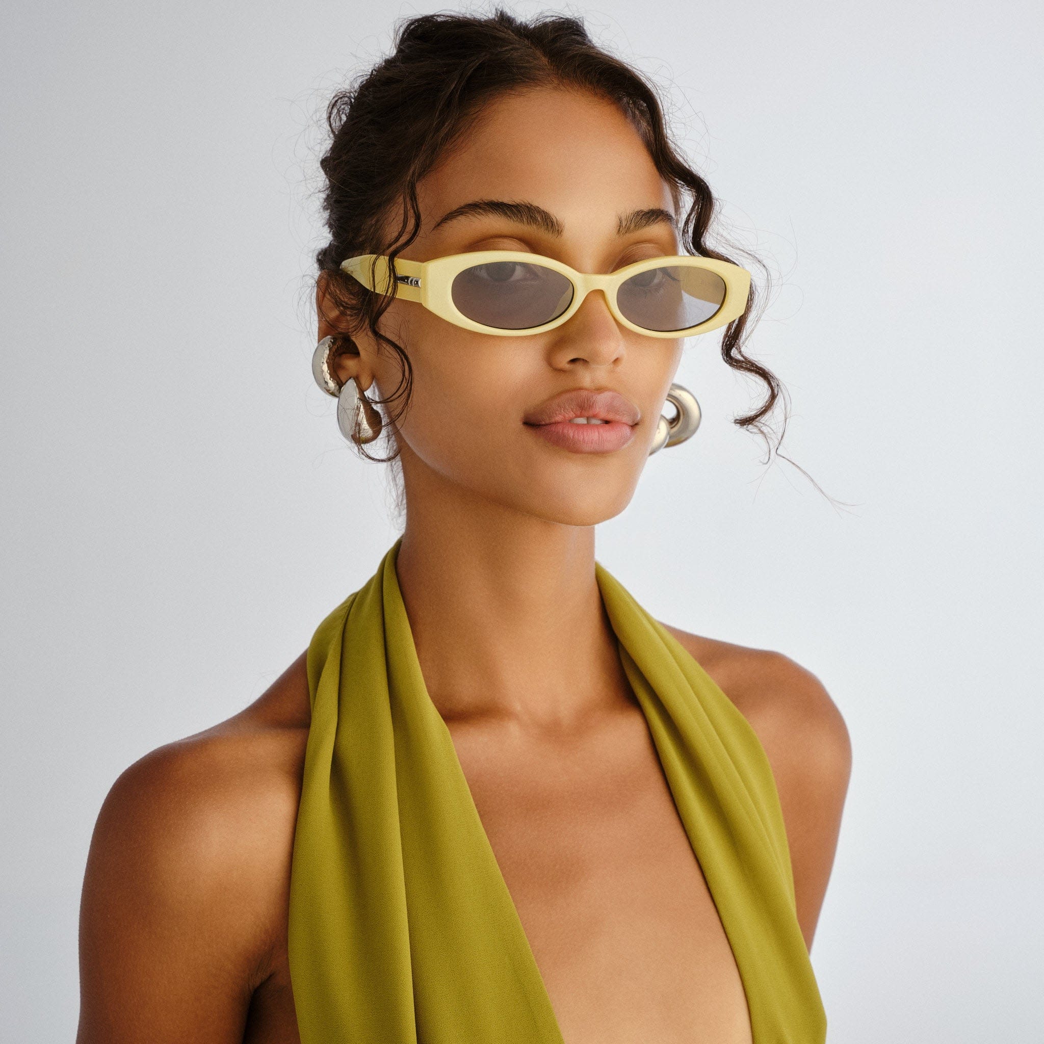 Le Specs Le Specs Belladonna Sunnies - Acid Yellow Pearl LSP2627973 Le Specs Belladonna Sunnies - Acid Yellow Pearl Splash Swimwear Sunnies 9324976449160