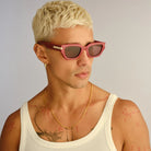 Le Specs Le Specs Curito Sunnies - Burgundy Le Specs Outta Love Sunnies - Pearl Caramel Splash Swimwear Sunnies 1000031283