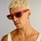 Le Specs Le Specs Curito Sunnies - Burgundy Le Specs Outta Love Sunnies - Pearl Caramel Splash Swimwear Sunnies 1000031283