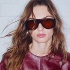 Le Specs Le Specs Dream Boat Sunnies - Coco LSP2652322 Le Specs Outta Love Sunnies - Pearl Caramel Splash Swimwear Sunnies 9324976437952