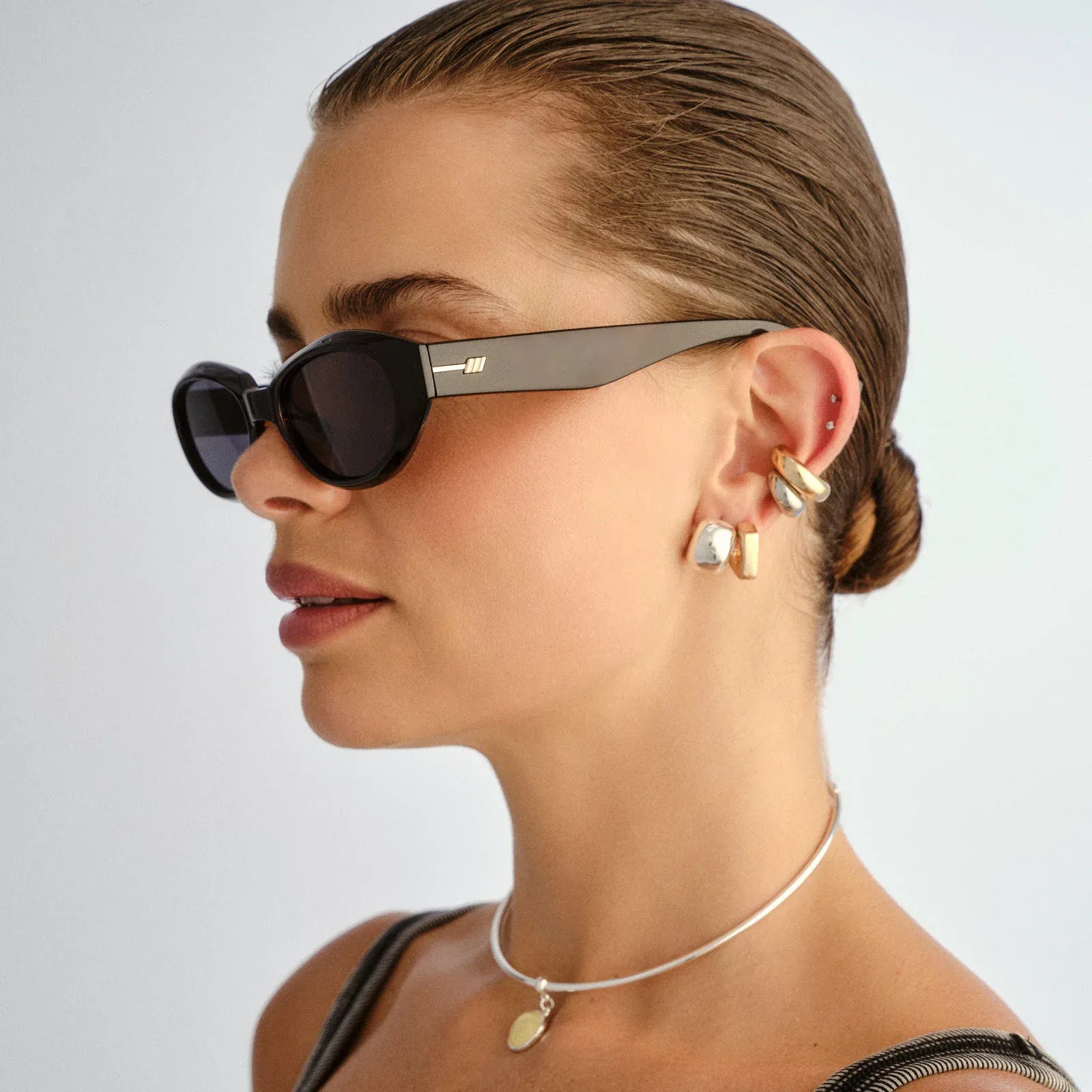 Le Specs Le Specs Le Bijou + Sunnies - Dark Tort LWF2652368 Le Specs Outta Love Sunnies - Pearl Caramel Splash Swimwear Sunnies 9324976446718