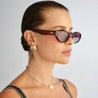 Le Specs Le Specs Le Bijou + Sunnies - Mulberry LWF2652367 Le Specs Outta Love Sunnies - Pearl Caramel Splash Swimwear Sunnies 9324976446701