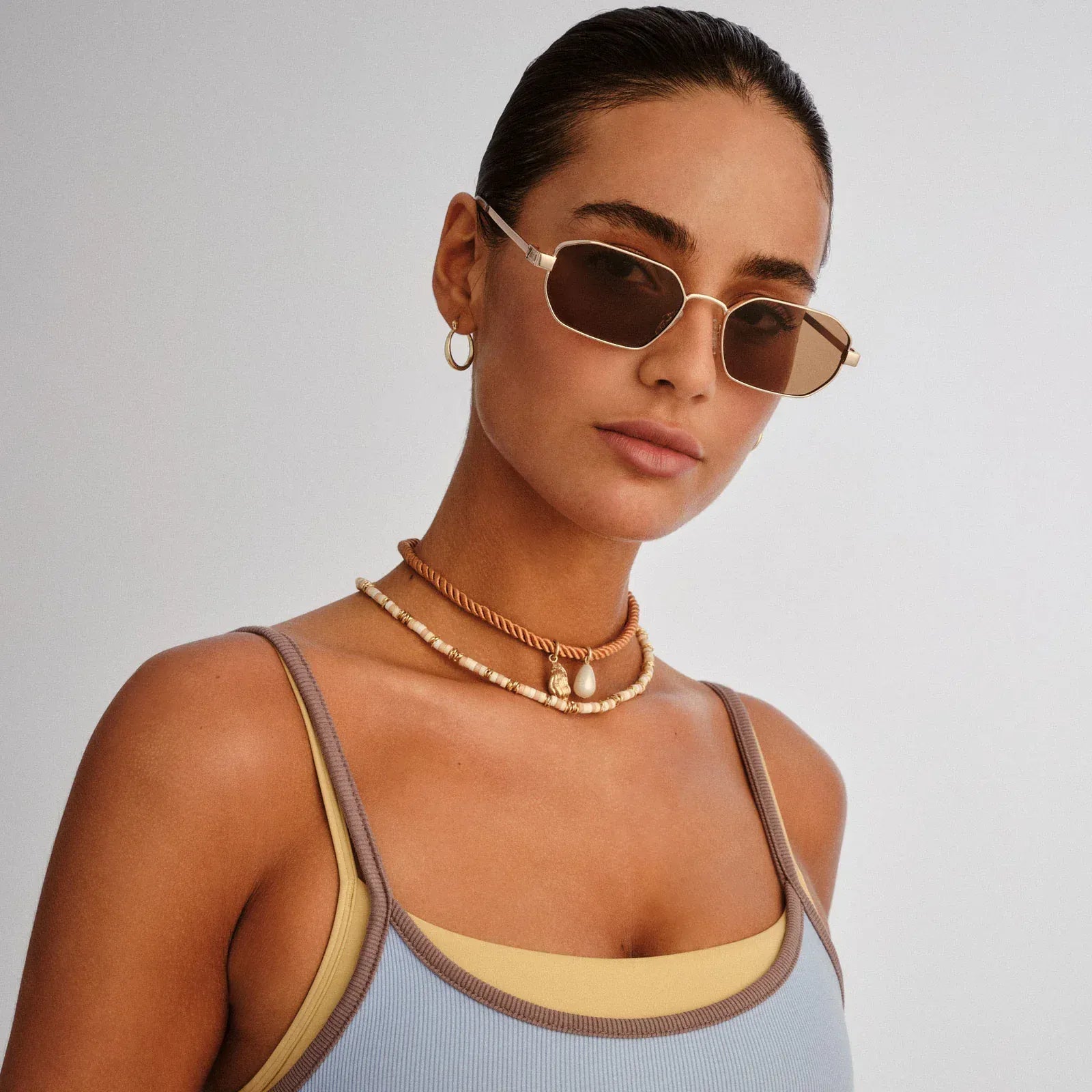 Le Specs Le Specs Mythic - Gold LSU2652324 Le Specs Mythic - Gold Splash Swimwear Sunnies 1000029569