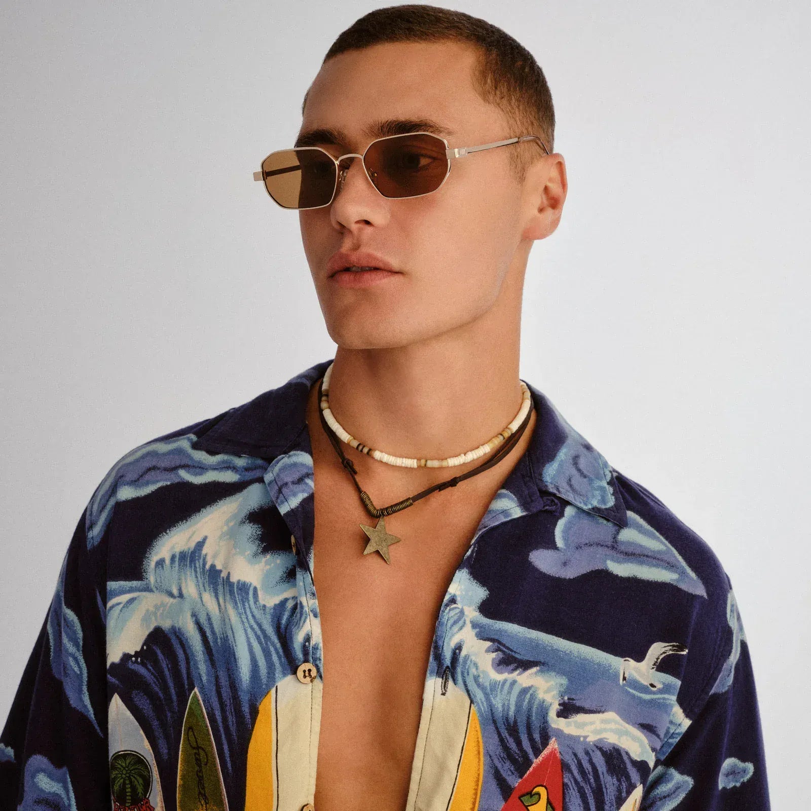 Le Specs Le Specs Mythic - Gold LSU2652324 Le Specs Mythic - Gold Splash Swimwear Sunnies 1000029569