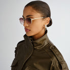 Le Specs Le Specs Neptune Deux - Gold LSP2627958 Le Specs Neptune Deux - Gold Splash Swimwear Sunnies 9324976449306